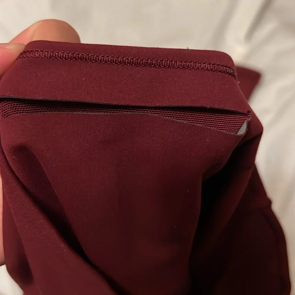 Burgundy Lululemon Leggings